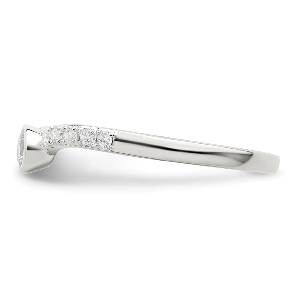 Sterling Silver Cz Ring