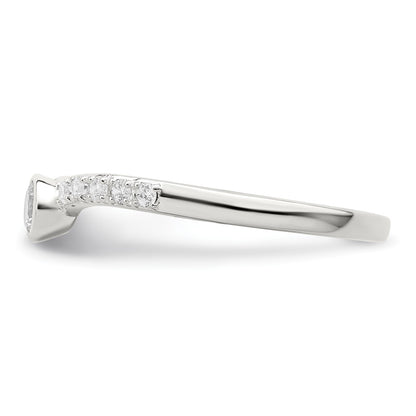 Sterling Silver Cz Ring