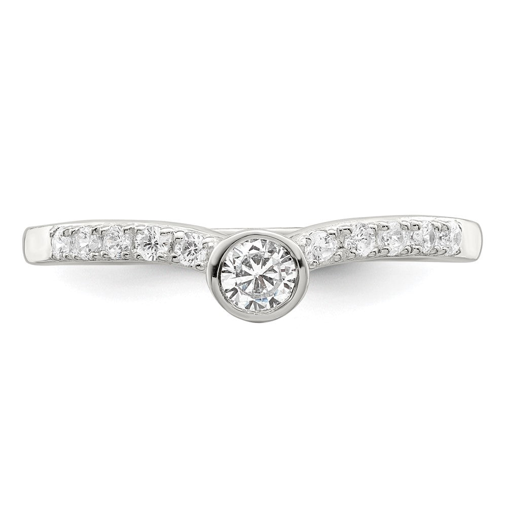 Sterling Silver Cz Ring