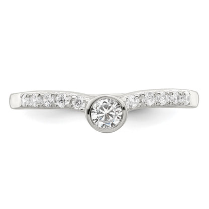 Sterling Silver Cz Ring