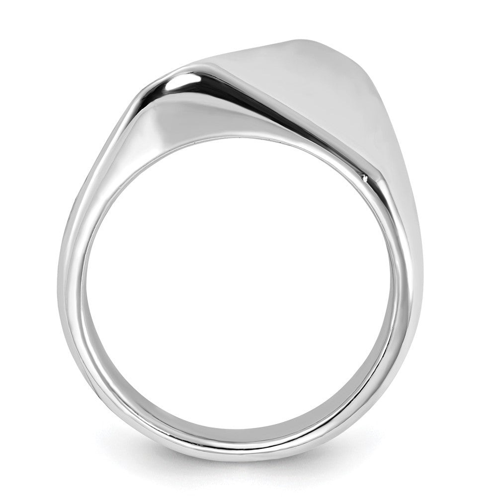 Sterling Silver Solid Polished Contemporary Ring