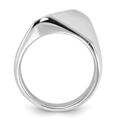 Sterling Silver Solid Polished Contemporary Ring