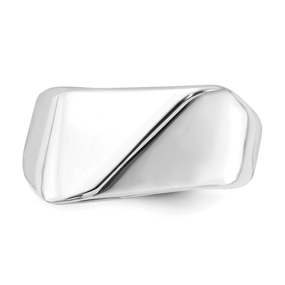 Sterling Silver Solid Polished Contemporary Ring