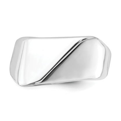 Sterling Silver Solid Polished Contemporary Ring