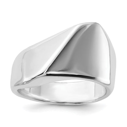 Sterling Silver Solid Polished Contemporary Ring