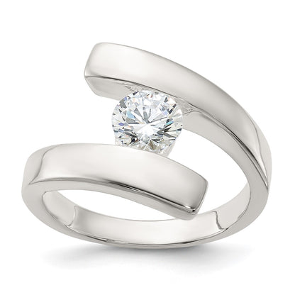 Sterling Silver Cz Ring