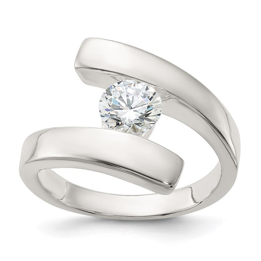 Sterling Silver Cz Ring