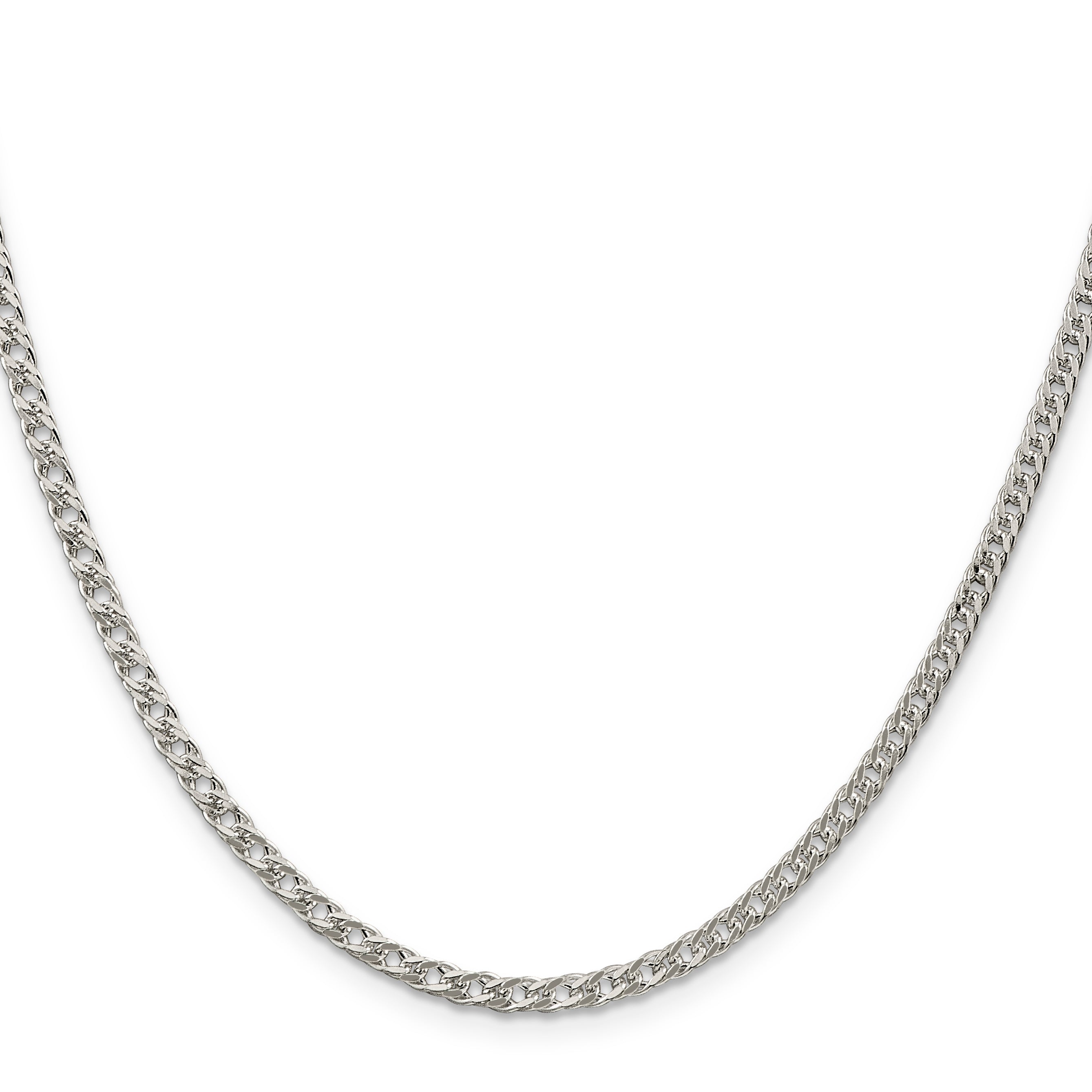 20 Inch Sterling Silver 3.3mm Rambo Chain Necklace