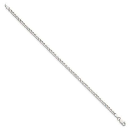 8 Inch Sterling Silver 3.3mm Rambo Chain Bracelet