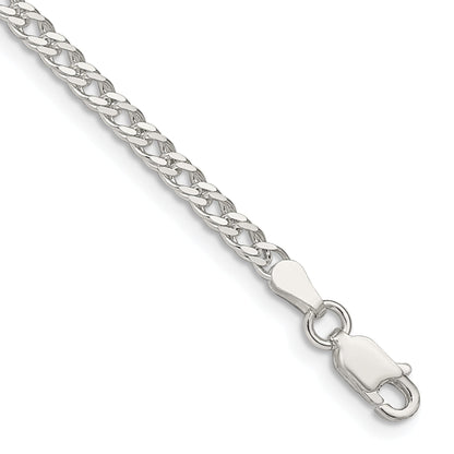 8 Inch Sterling Silver 3.3mm Rambo Chain Bracelet