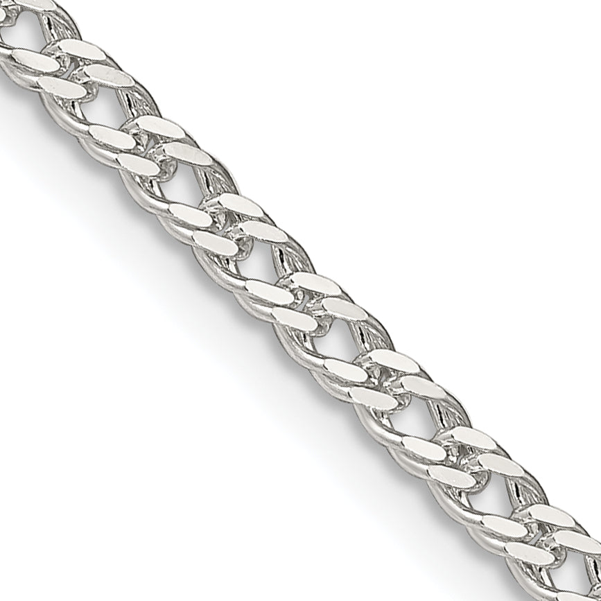 20 Inch Sterling Silver 3.3mm Rambo Chain Necklace