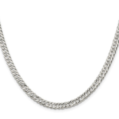 20 Inch Sterling Silver 5.5mm Rambo Chain Necklace