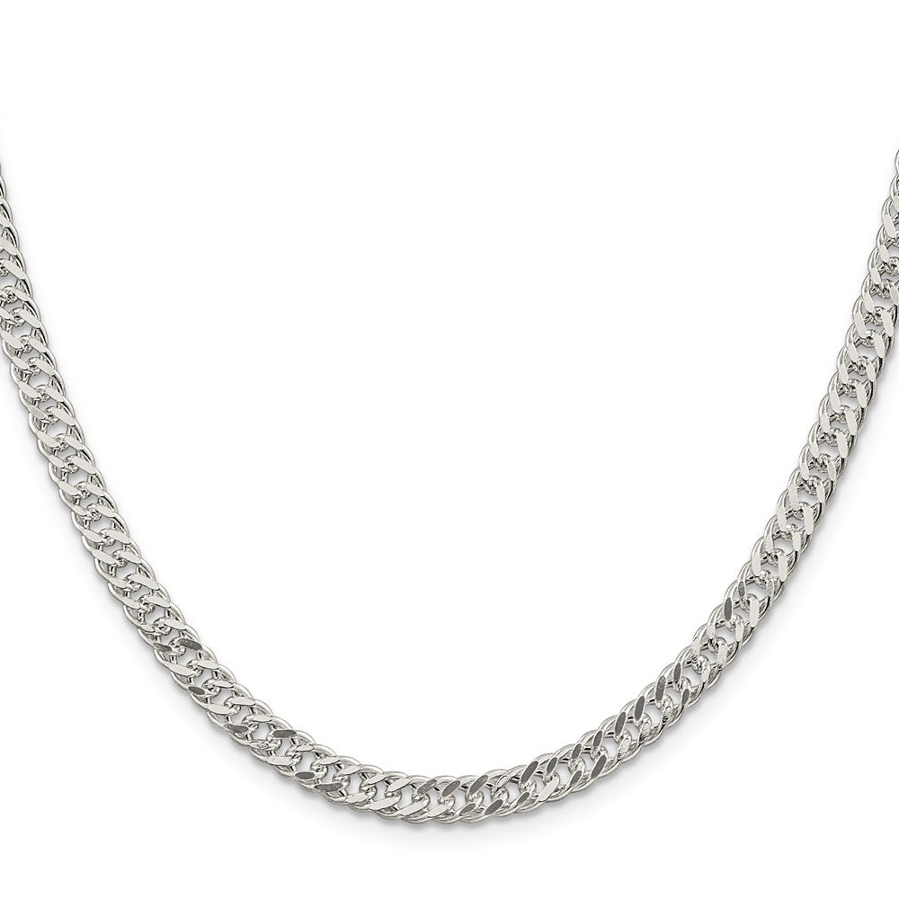 30 Inch Sterling Silver 5.5mm Rambo Chain Necklace