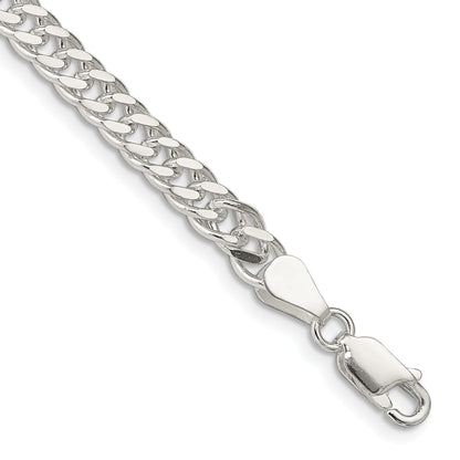 7 Inch Sterling Silver 5.5mm Rambo Chain Bracelet