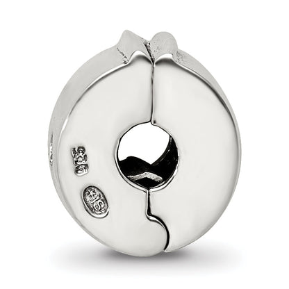 Sterling Silver Reflections Hinged Cz Clip Bead