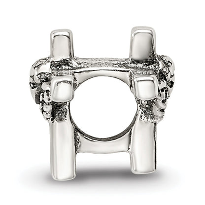 Sterling Silver Reflections Kids Angel Cross Bead