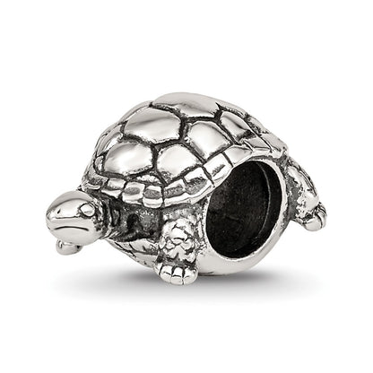Sterling Silver Reflections Turtle Bead