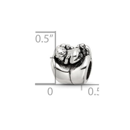Sterling Silver Reflections Baby In Hands Bead