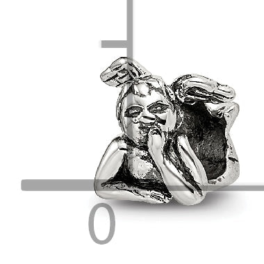 Sterling Silver Reflections Kids Angel Bead