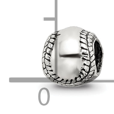 Sterling Silver Reflections Kids Softball Bead
