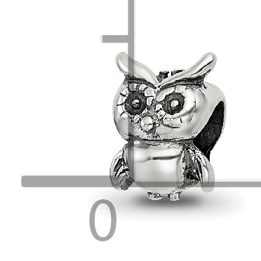 Sterling Silver Reflections Kids Owl Bead