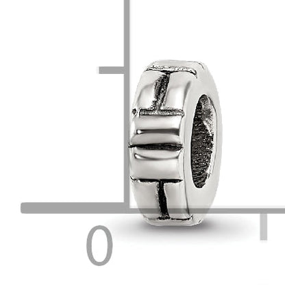 Sterling Silver Reflections Notched Spacer Bead