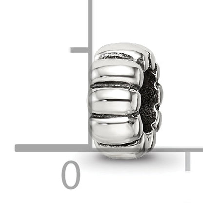 Sterling Silver Reflections Scalloped Spacer Bead