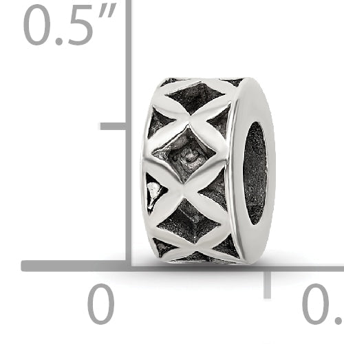 Sterling Silver Reflections X Spacer Bead