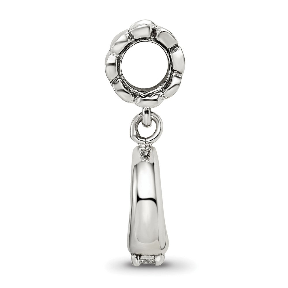 Sterling Silver Reflections Cz Engagement Ring Dangle Bead