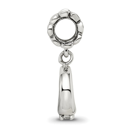 Sterling Silver Reflections Cz Engagement Ring Dangle Bead