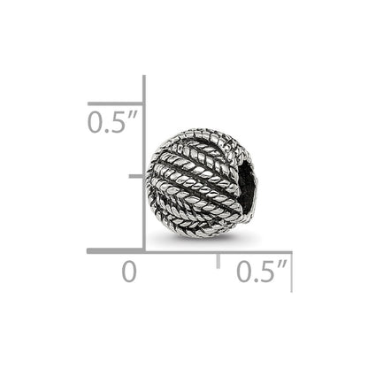 Sterling Silver Reflections Ball Of Yarn Bead