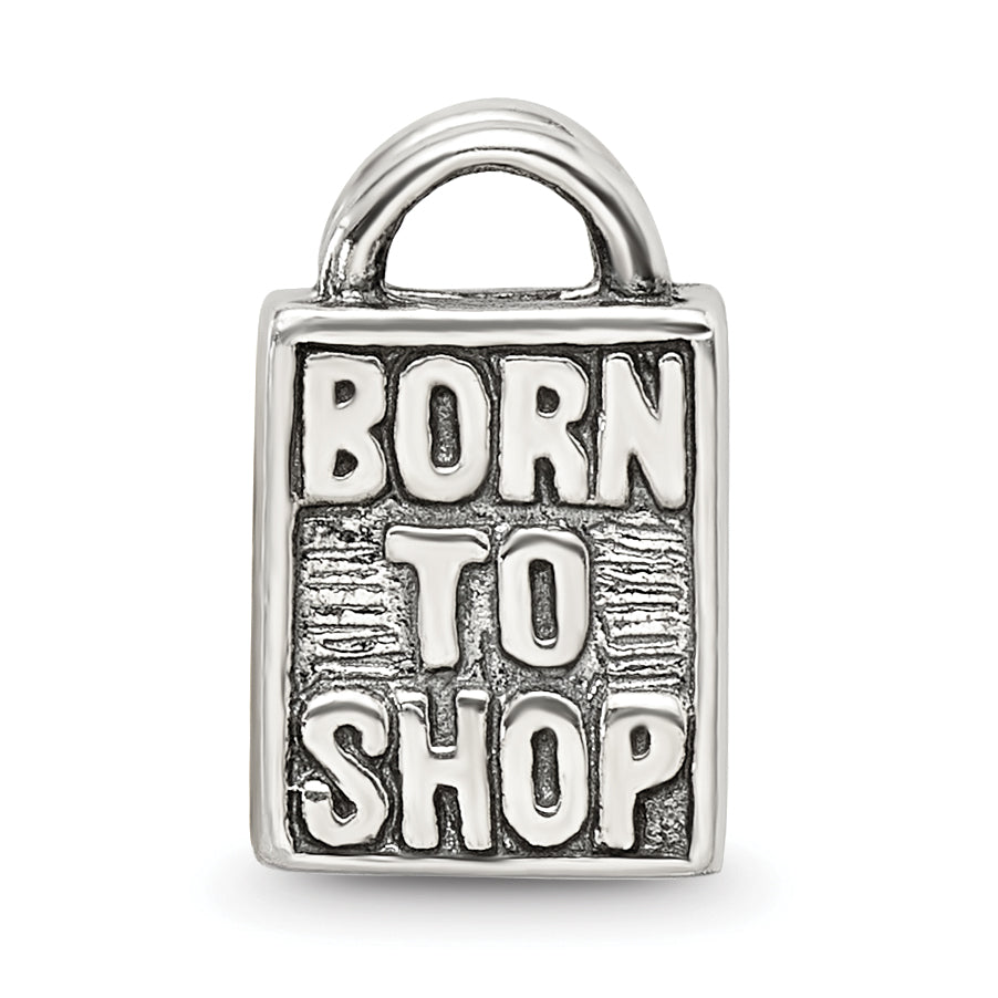 Sterling Silver Reflections Born To Shop Bead