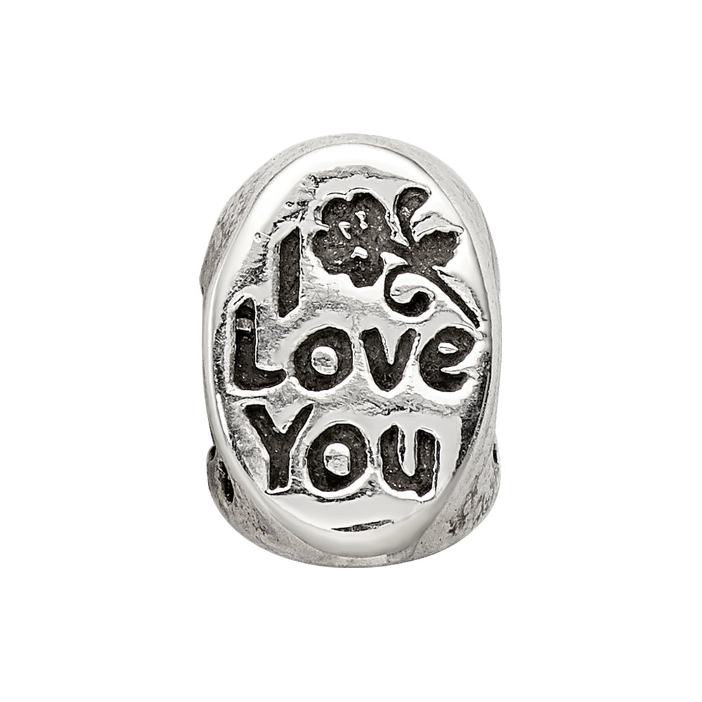 Sterling Silver Reflections #1 Mom Trilogy Oval Bead