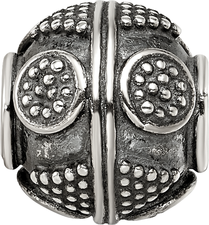 Sterling Silver Reflections Decorative Bali Bead