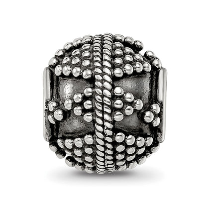 Sterling Silver Reflections Decorative Bali Bead