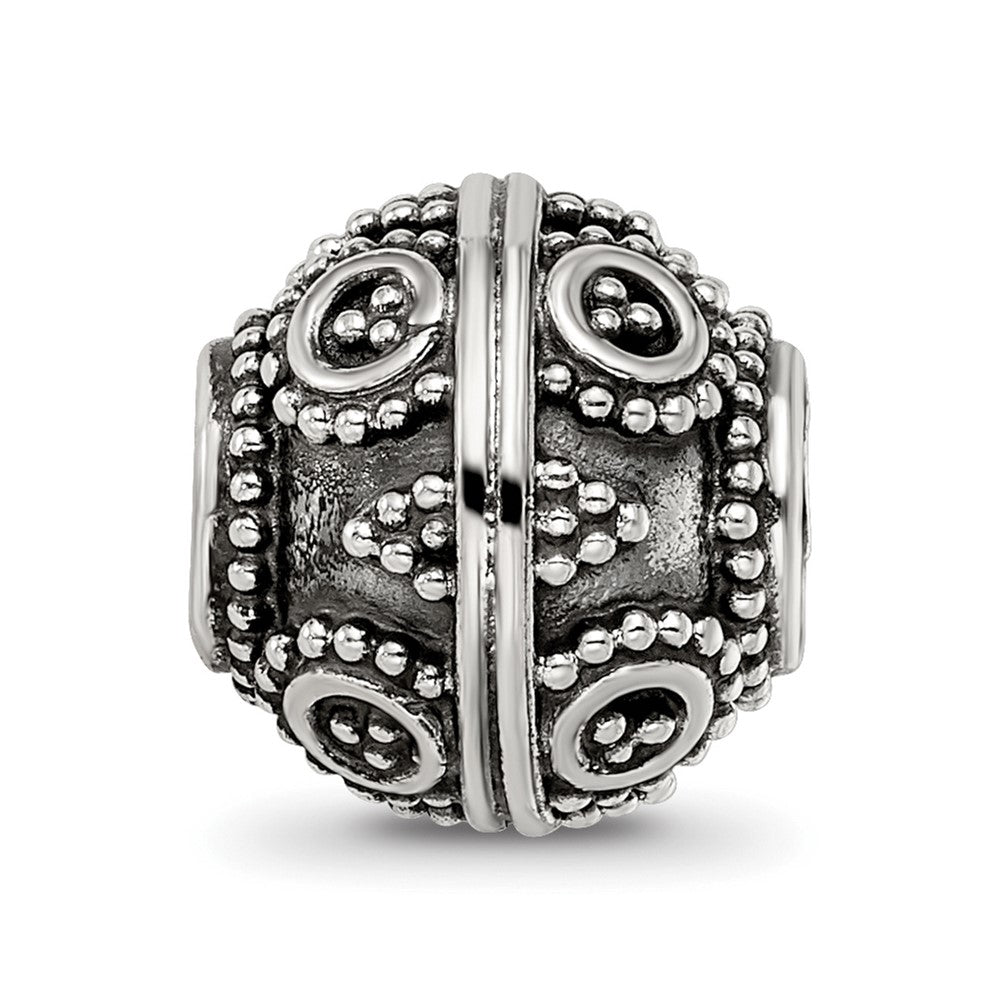 Sterling Silver Reflections Decorative Bali Bead
