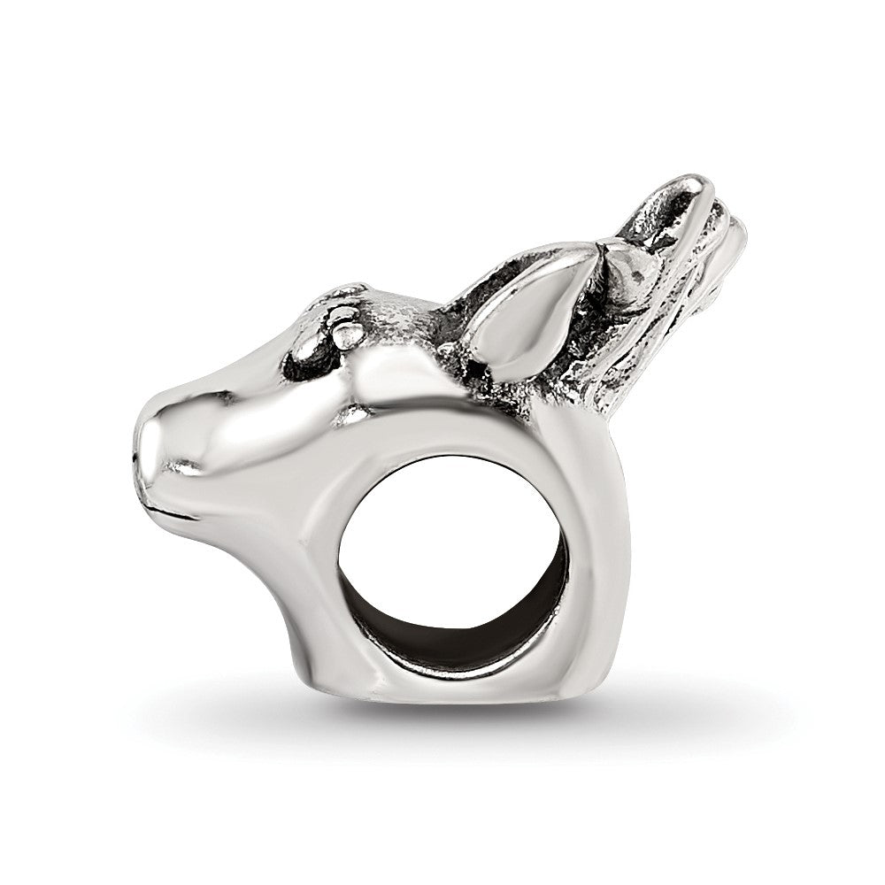 Sterling Silver Reflections Reindeer Bead