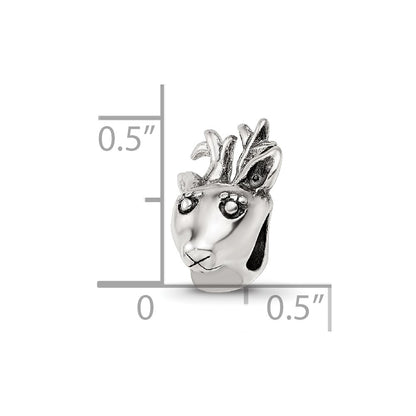 Sterling Silver Reflections Reindeer Bead