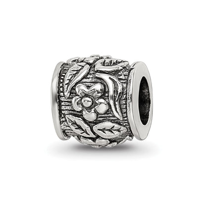 Sterling Silver Reflections Floral Bead