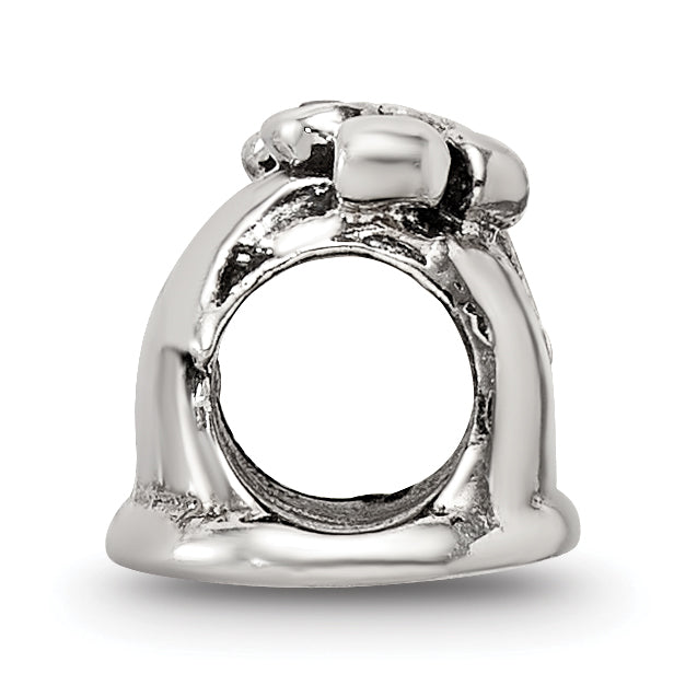 Sterling Silver Reflections Cz Bell Bead