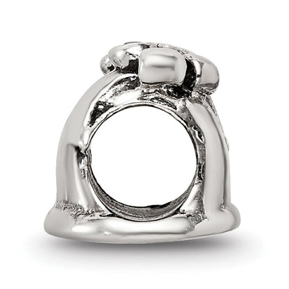 Sterling Silver Reflections Cz Bell Bead