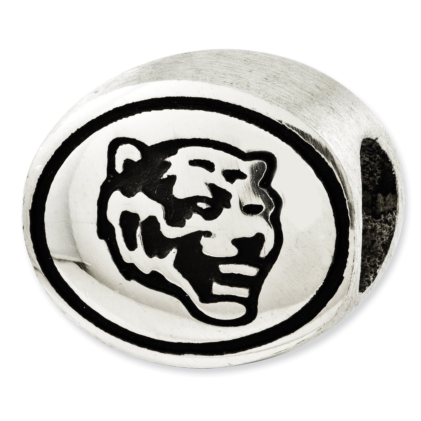 Sterling Silver Antiqued University Of Memphis Collegiate Bead