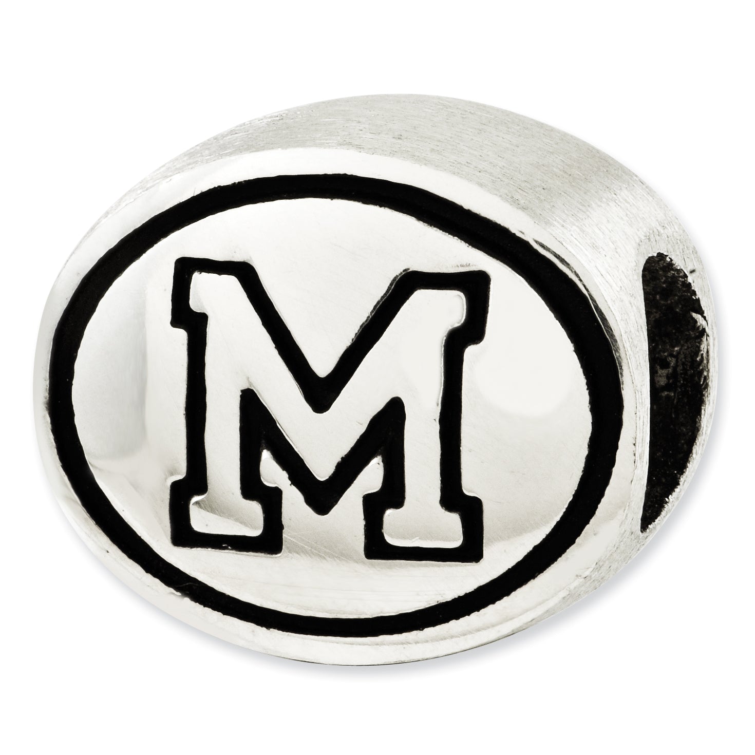 Sterling Silver Antiqued University Of Memphis Collegiate Bead