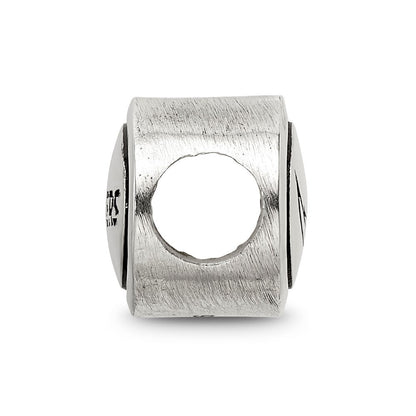 Sterling Silver Antiqued Los Angeles Chargers Nfl Bead