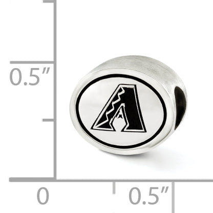Sterling Silver Mlb Siskiyou Buckle Antiqued Arizona Diamondbacks Bead