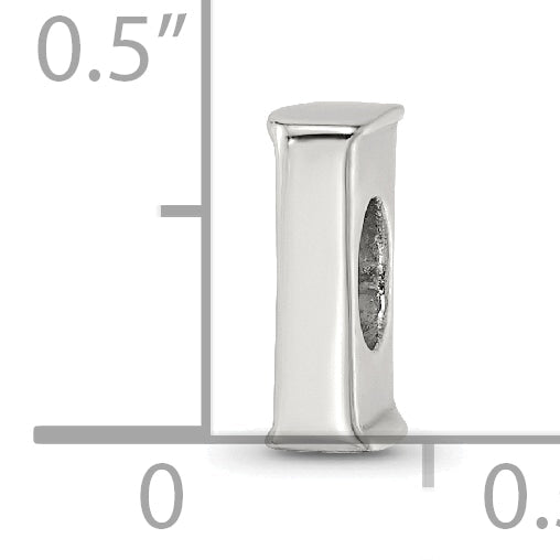 Sterling Silver Reflections Letter I Bead