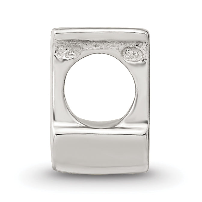 Sterling Silver Reflections Letter J Bead