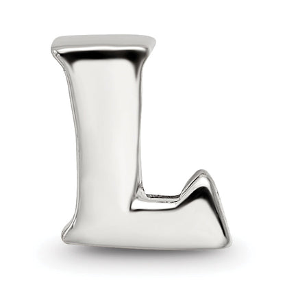 Sterling Silver Reflections Letter L Bead