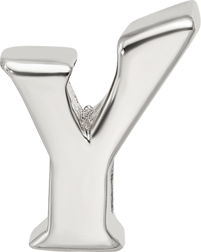 Sterling Silver Reflections Letter Y Bead