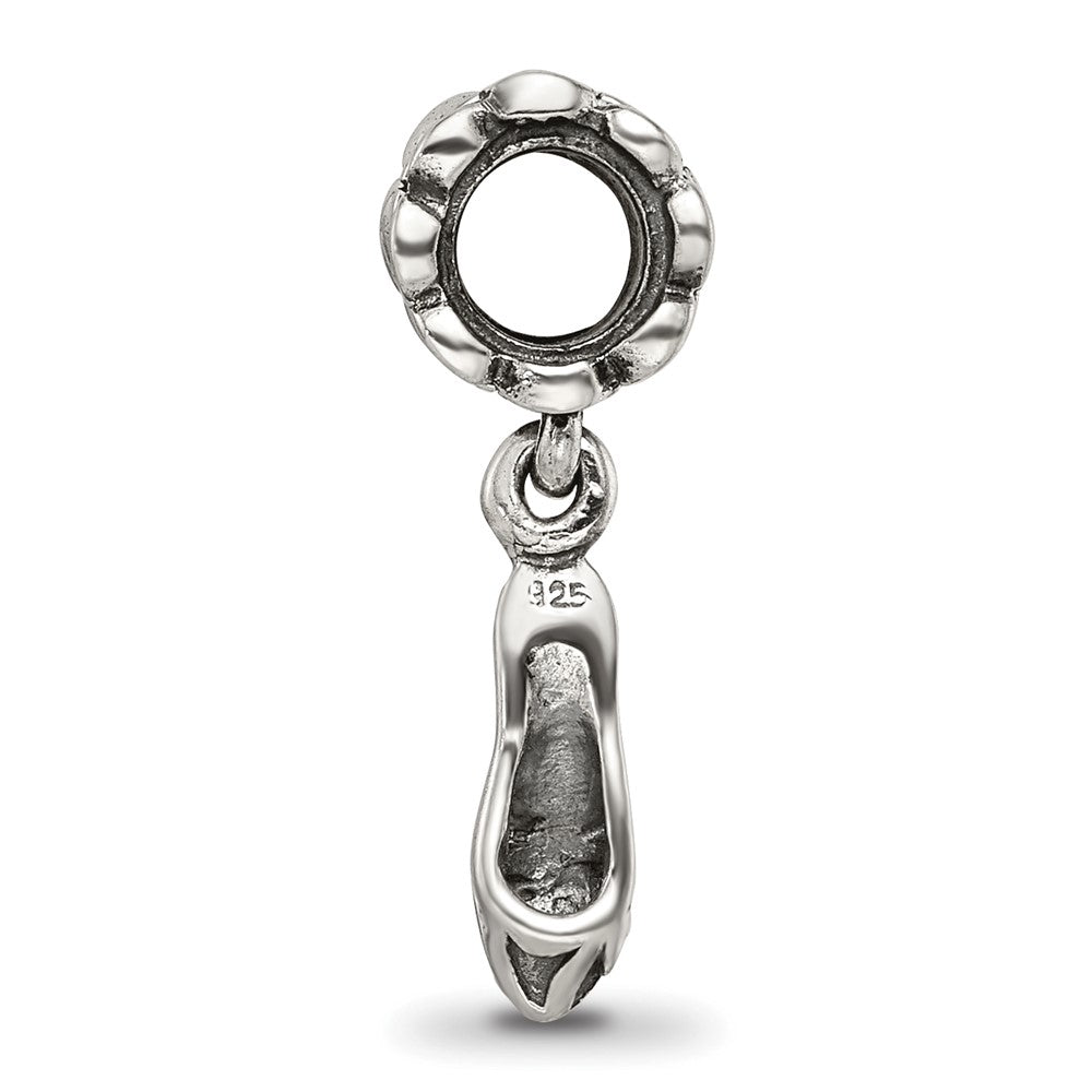 Sterling Silver Reflections High Heel Shoe Dangle Bead
